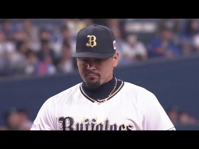 【9回表】バファローズ・マチャド 最後を空振り三振に抑え、サヨナラの流れを作る!!  2024年5月31日 オリックス・バファローズ 対 中日ドラゴンズ