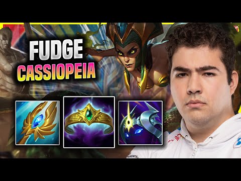 FUDGE IS INANE WITH CASSIOPEIA NEW ITEMS! - C9 Fudge Plays Cassiopeia MID vs Qiyana! |