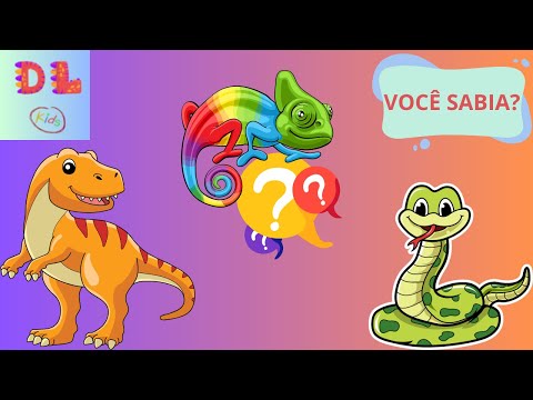 Curiosidade sobre os répteis para crianças