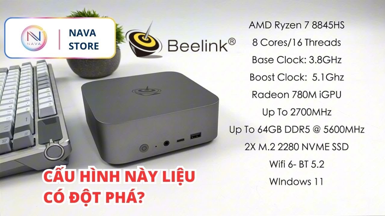 Mini PC mang tính đột phá của thương hiệu Beelink ? | Review Beelink Ser8