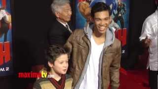 Roshon Fegan and Davis Cleveland WRECK-IT RALPH World Premiere Cherry-Red Carpet ARRIVALS