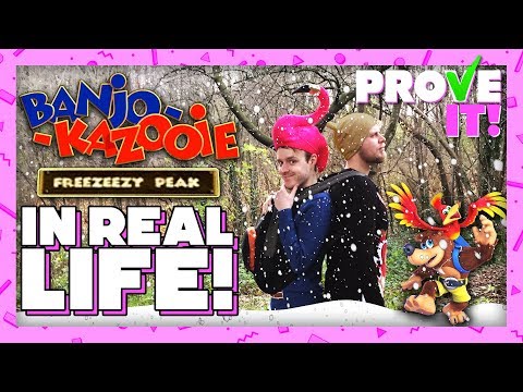 Banjo-Kazooie Freezeezy Peak In Real Life - PROVE IT! LIVE ACTION CHALLENGE