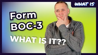 What is a BOC-3?