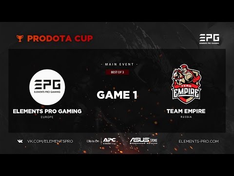 Elements Pro Gaming vs Team Empire bo3 @ Prodota Cup game 1