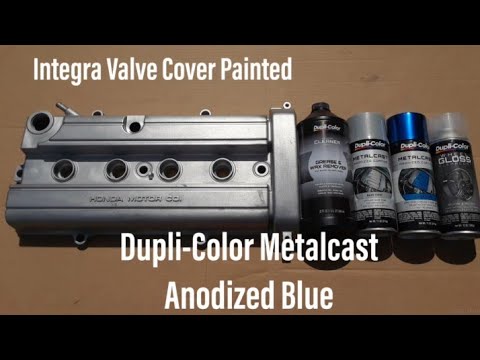 Integra Valve Cover Painted Dupli-Color Metalcast Blue