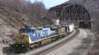 preview picture of video 'Keystone Viaduct PA 03.26.11: Westbound Blooper'