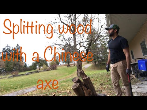 Home Hardware - Benchmark Axe.  Not too impressed, however is it my technique or is it the axe?