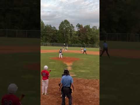 Revis has the runner by 3 steps. 13U GBC Lopez #baseball ⚾️