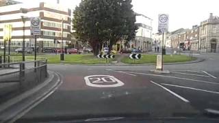 preview picture of video 'Preston city -Lancashire-  by car'