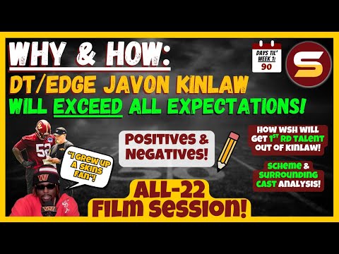 🚨🎥All-22 Film Session: Why & How DL Javon Kinlaw WILL EXCEED Contract & Expectations! 1st Rd Talent🤩