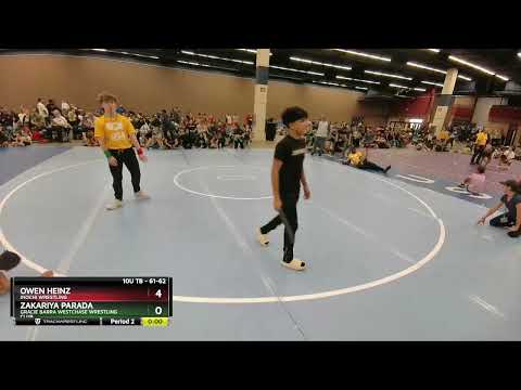 61-62 Lbs Round 1 - Zakariya Parada, Gracie Barra Westchase Wrestling Club Vs Owen Heinz, Inochi W