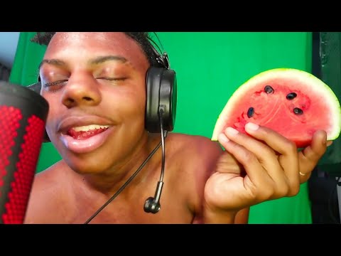 iShowSpeed Does Soothing Watermelon Eating ASMR
