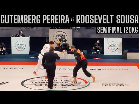 Gutemberg Pereira vs Roosevelt Sousa- Semifinal 120kg Abu Dhabi World Professional Jiu Jitsu 2021.