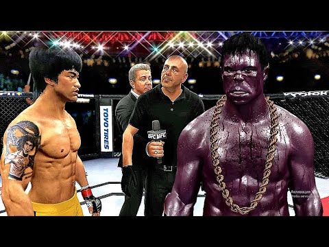 Bruce Lee vs. Purple Hulk : The Ultimate UFC 4 Showdown