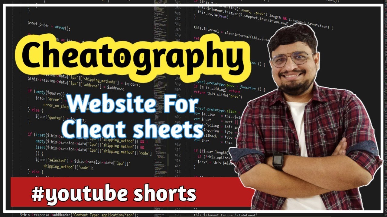 Cheatography for #cheatsheet | Coding Related #shorts