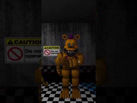 GETTING SPRINGLOCKED IN FREDBEARS SUIT! #shorts #fnaf #subscribe