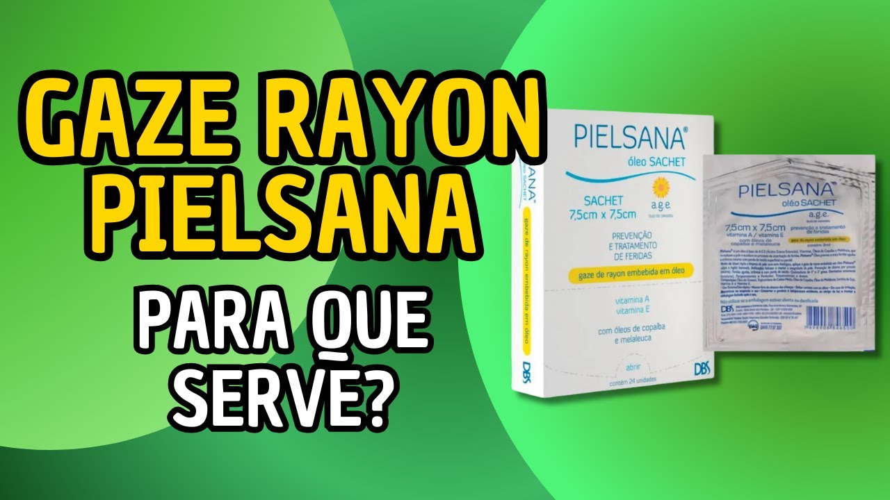 Gaze de Rayon Pielsana: Conheça os Benefícios e Modo de Uso