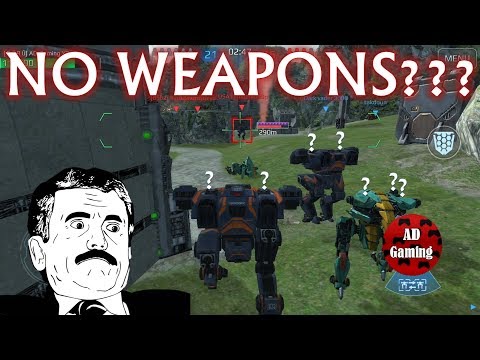 War Robots - Pantheon And Dragon Robots Without Weapons - Skirmish