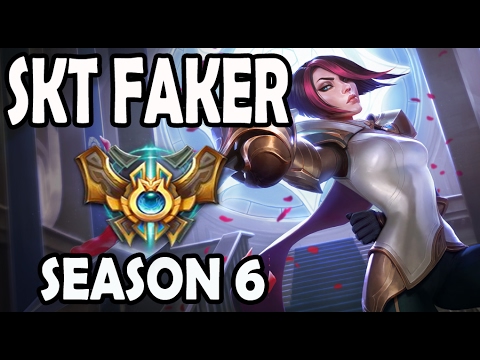 SKT T1 Faker Fiora vs Quinn TOP Ranked Challenger Korea