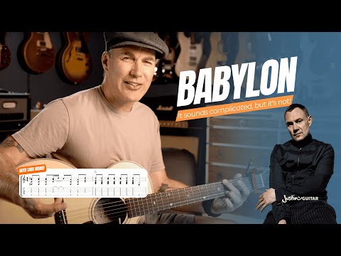 Thumbnail for How to play Babylon by David Gray on the acoustic guitar by David gray