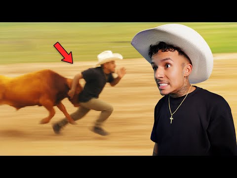 I GOT HIT BY A BULL AT THE RANCH!