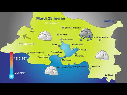 La météo de ce mardi 25 Février : un temps maussade