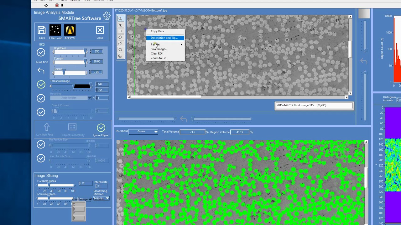 SMARTree Software  - Image Analysis