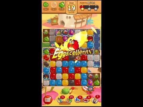 Angry Birds Blast Level 512 - NO BOOSTERS 🎈🐦🎈🐦