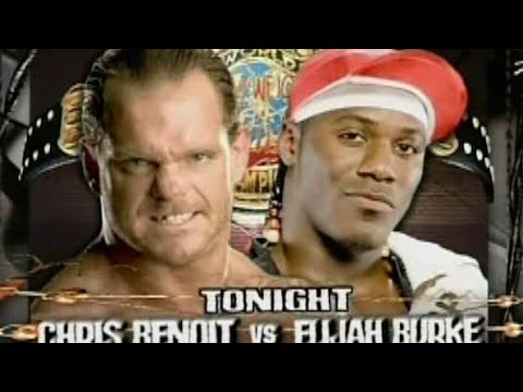Chris Benoit vs Elijah Burke 6/19/07 WWE ECW (Benoit's Last Match of his life)