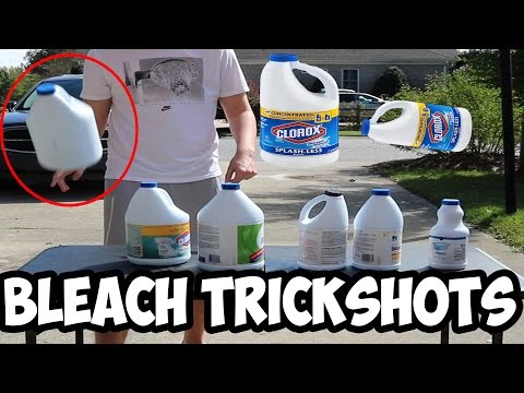 Bleach Bottle Flips (COP CALLED)