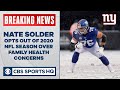 Giants LT Nate Solder opts out of 2020 NFL season over family health concerns | CBS Sports HQ