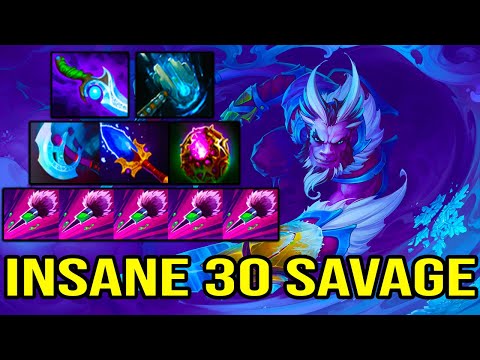 INSANE 30 SAVAGE [ Riki ] NICE COMBO - DOTA 2 GAMEPLAY