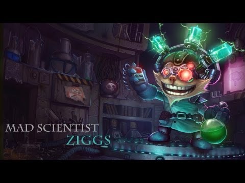 Mad Scientist Ziggs Skin