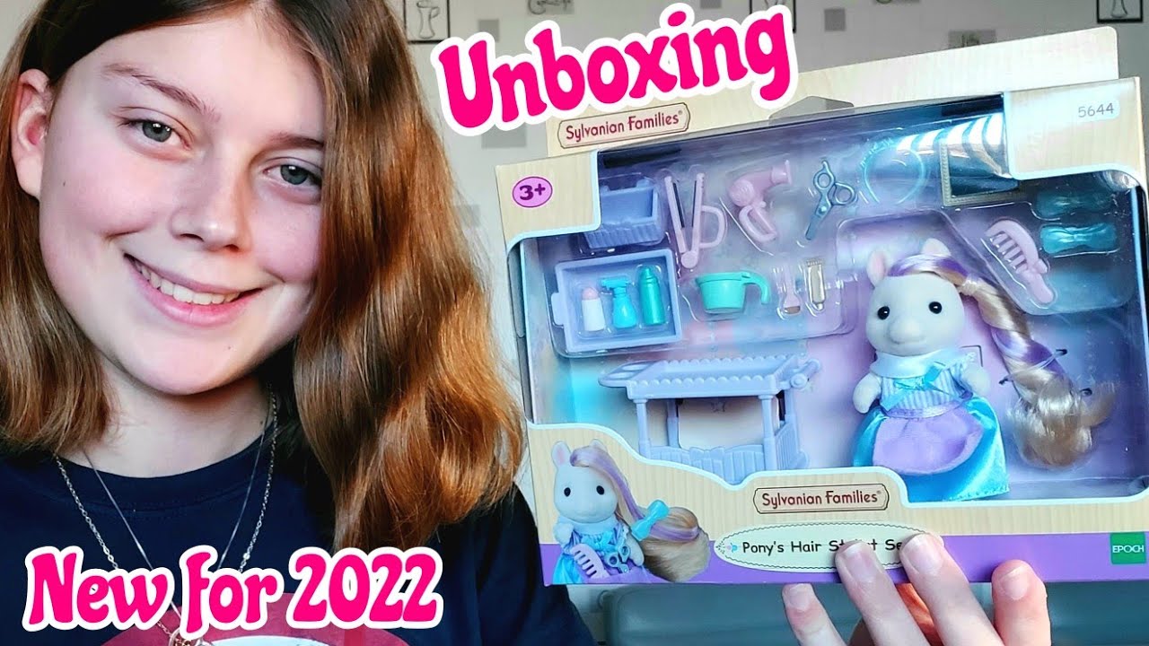 Watch video Pony's Hair Stylist Set Unboxing - Sylvanian Families / Calico Critters New for 2022 Now Pony's Hair Stylist Set Unboxing - Sylvanian Families / Calico Critters New for 2022