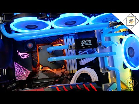 Insane $3000 Strix Helios Water Cooled PC | Timelapse Build