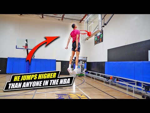 6'10 NBA Prospect Kao Jumps INSANELY High!