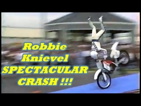 Robbie Knievel SPECTACULAR CRASH !!!
