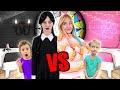Wednesday Addams vs Enid Babysitter! ft/ Jazzy Skye & Fun Squad Family