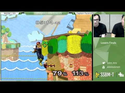 UCI 16 Losers Finals - MIOM S2J (Falcon) vs Captain Faceroll (Sheik) - Super Smash Bros. Melee