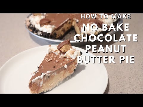 No Bake Chocolate Peanut Butter Pie