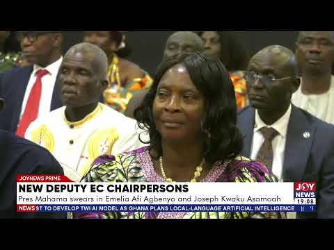 President Mahama swears in Emelia Afi Agbenyo and Joseph Kwaku Asamoah