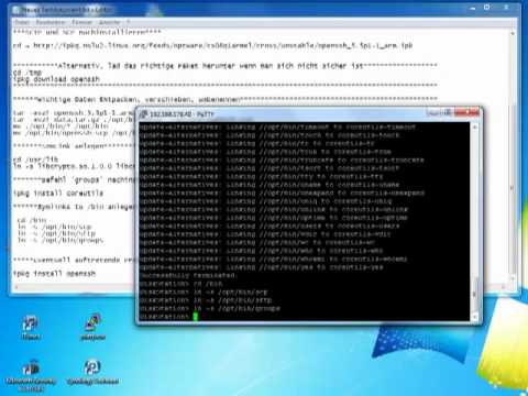 IPKG, SCP und SFTP auf einer DS211j installieren CrashKurs