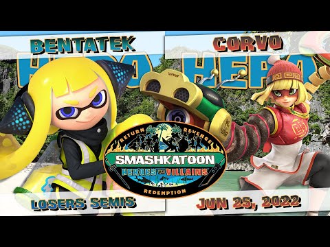 Bentatek (Inkling) vs. Corvo (Min Min) - Losers Semis - Smashkatoon 60