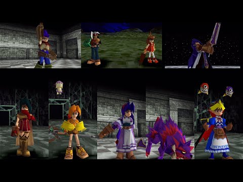Wild Arms 2 - Character Skills and Summons