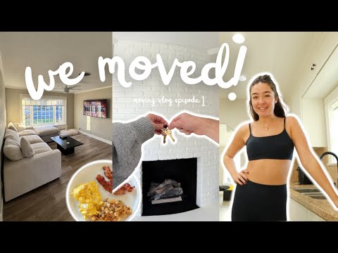 I MOVED!!: empty house tour, homegoods haul, & MORE (moving vlog ep.1)