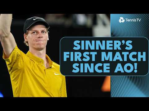 Jannik Sinner's First Match Since The Australian Open! | Doha 2026 Highlights