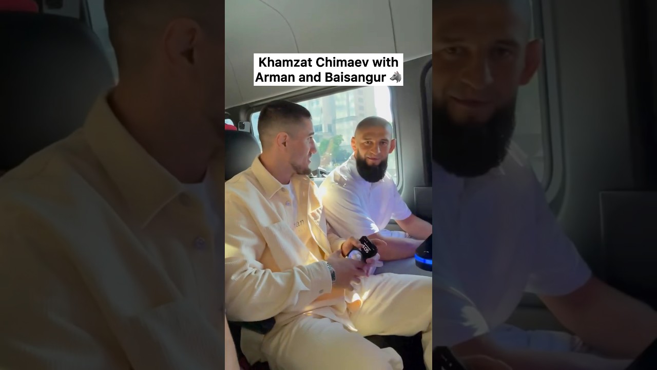 Khamzat with Arman and Baisangur 🐺🔥