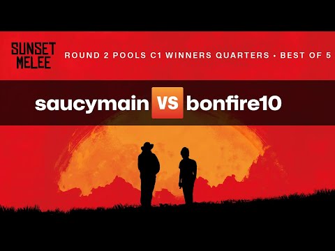 Sunset Melee Round 2 Pools C1 Winners Quarters — saucymain vs bonfire10 — Super Smash Bros. Melee