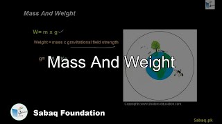 Download Lagu Mass And Weight, General Science Lecture | Sabaq.pk Thumbnail