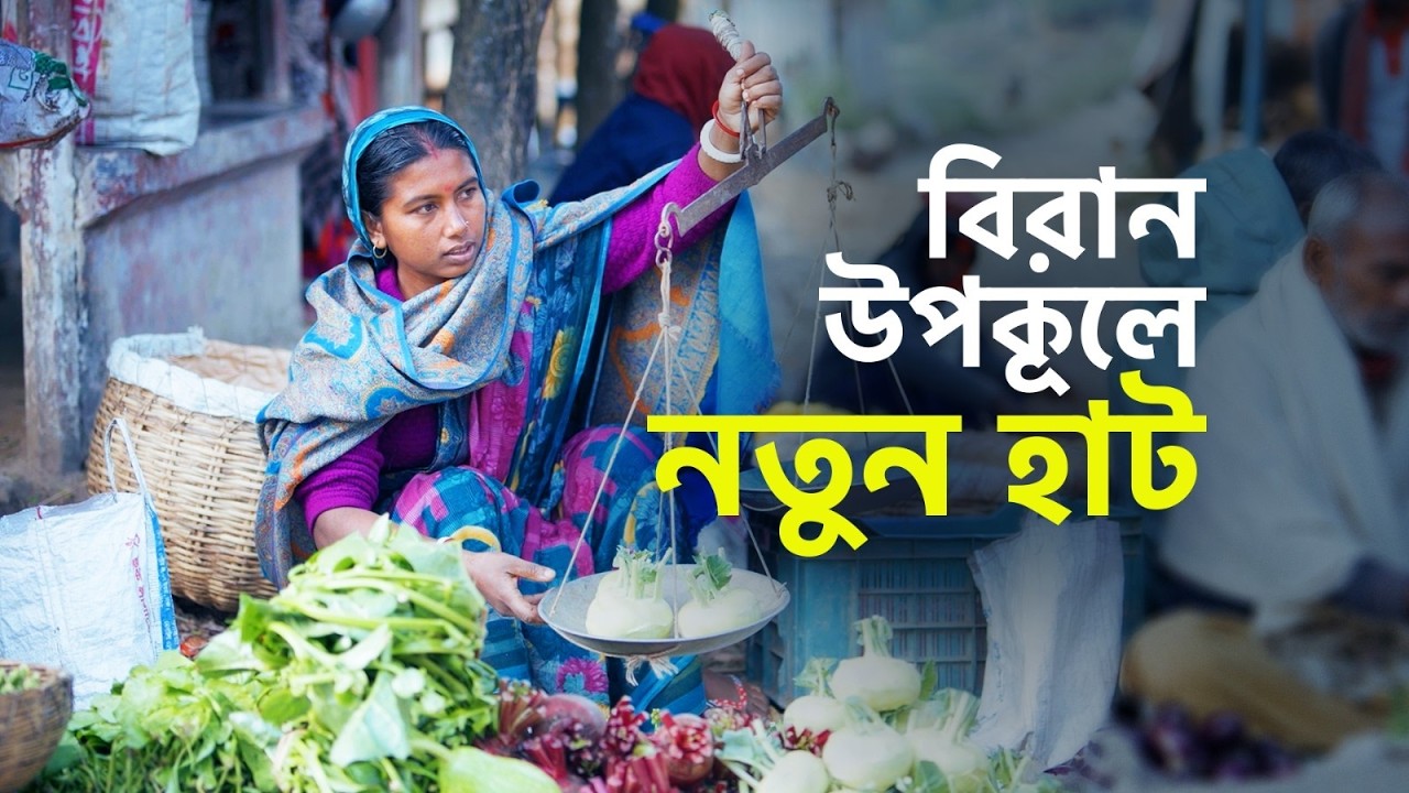 গ্রামবাসী নিজেরাই গড়লো নতুন হাট  | Village market in Shatkhira, Bangladesh